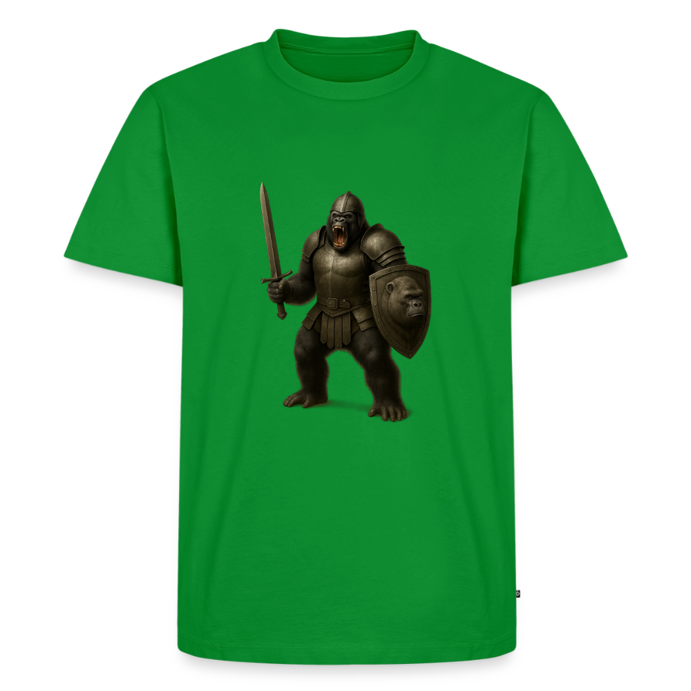 Premium T-Shirt "Gorilla Warrior" - Grün