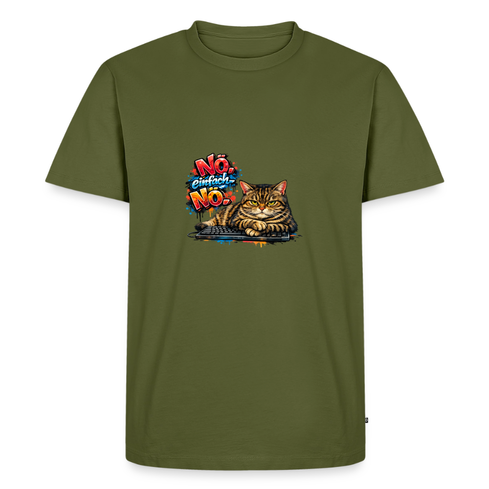 Premium T-Shirt "Nö" - Khaki