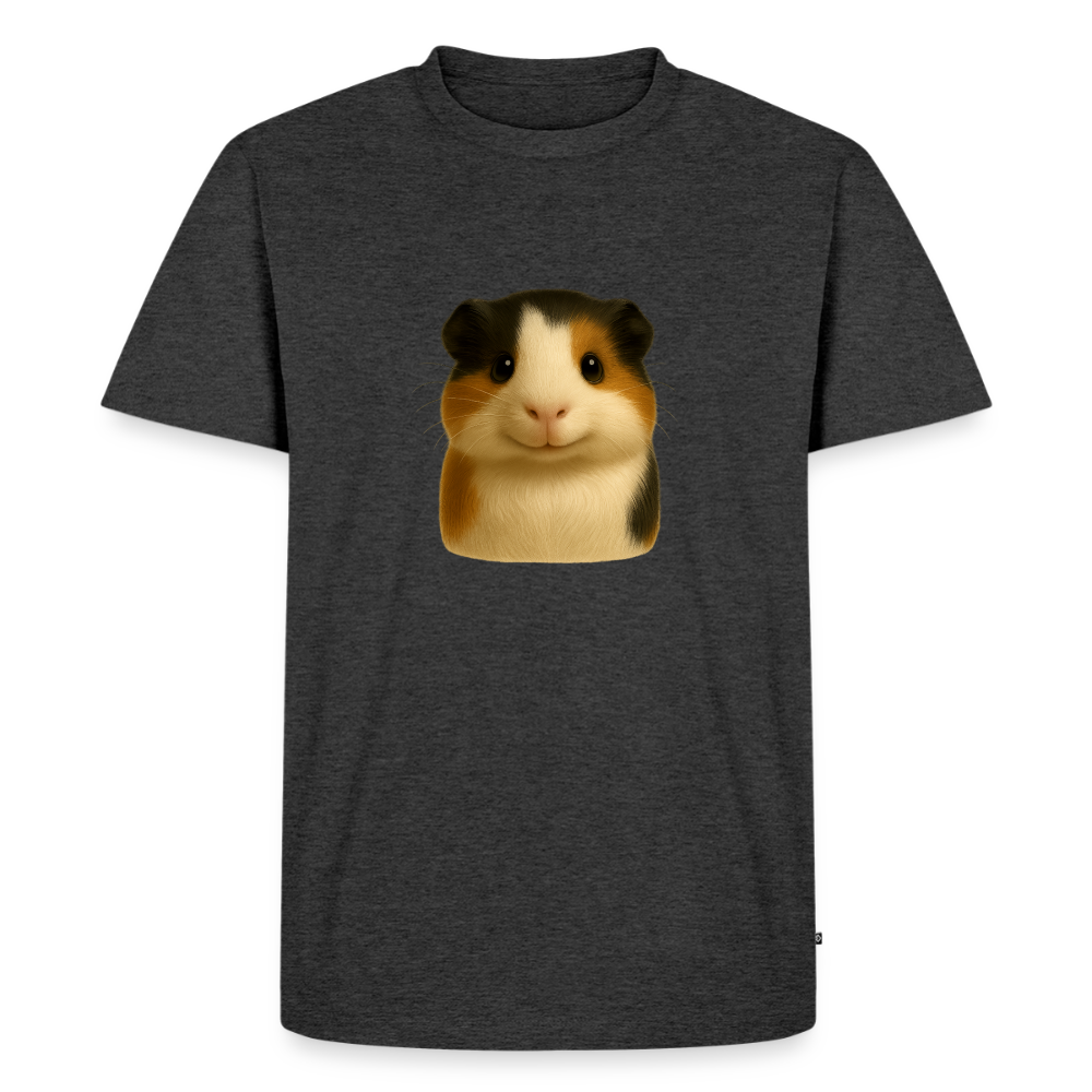 Premium T-Shirt "Meerschweinchen I" - Anthrazit meliert