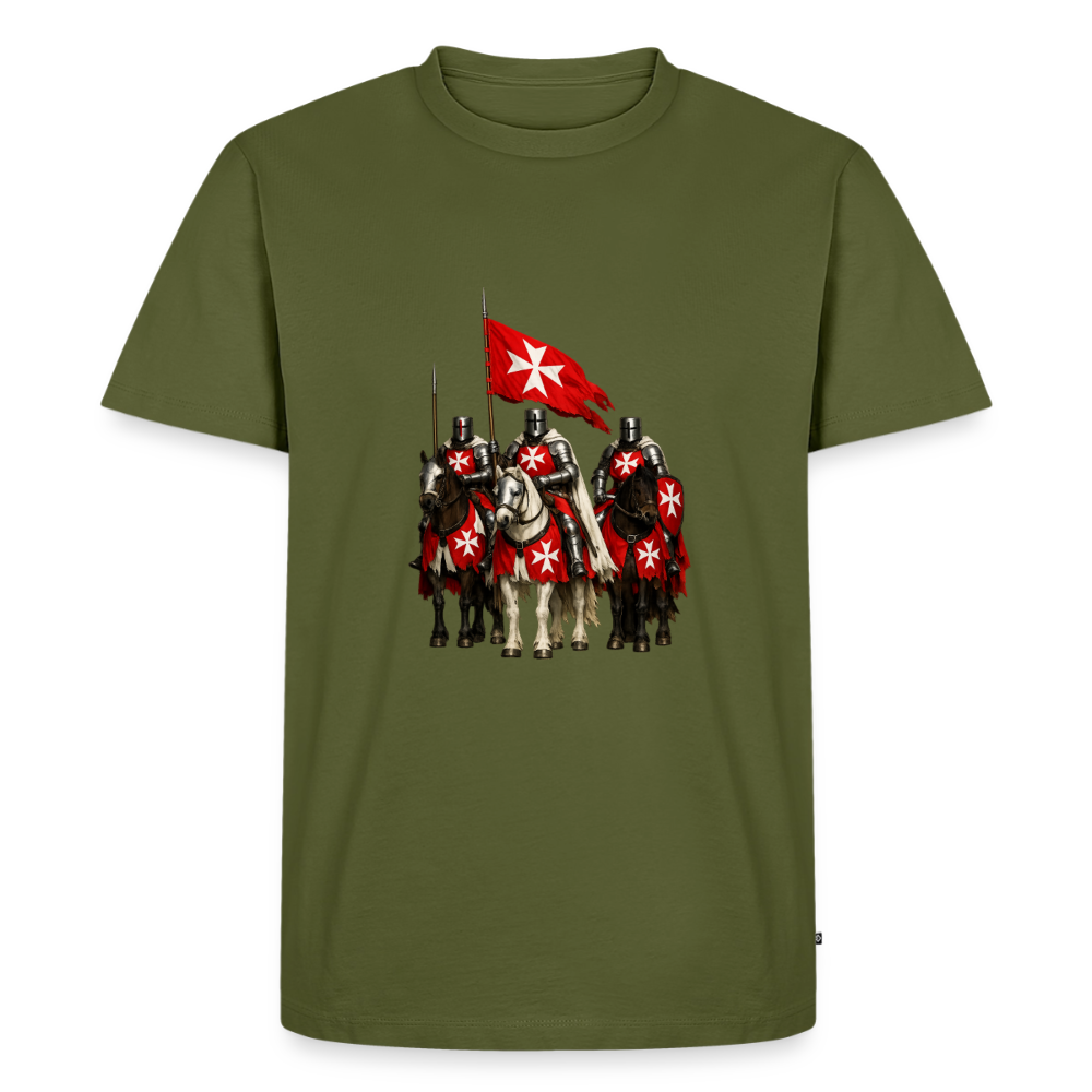 Premium T-Shirt "Malteser Ritter" - Khaki