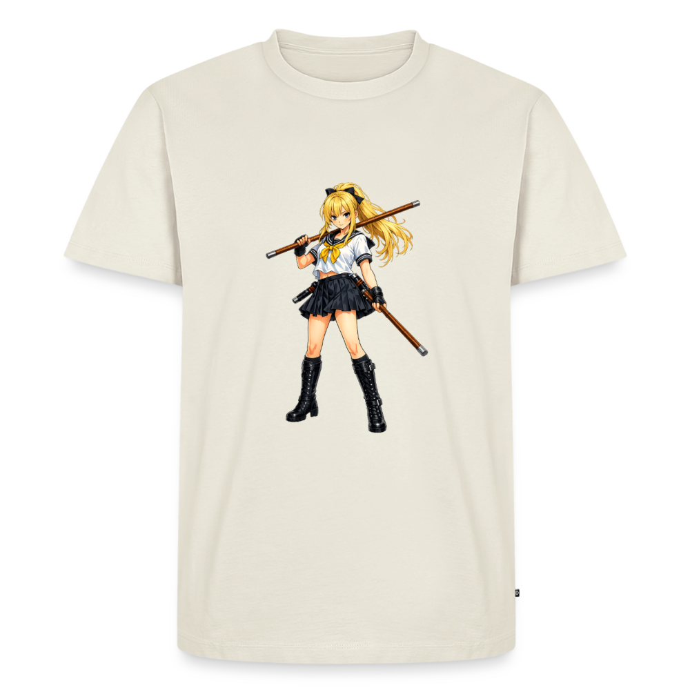 Premium T-Shirt "Blondie" - Naturweiß