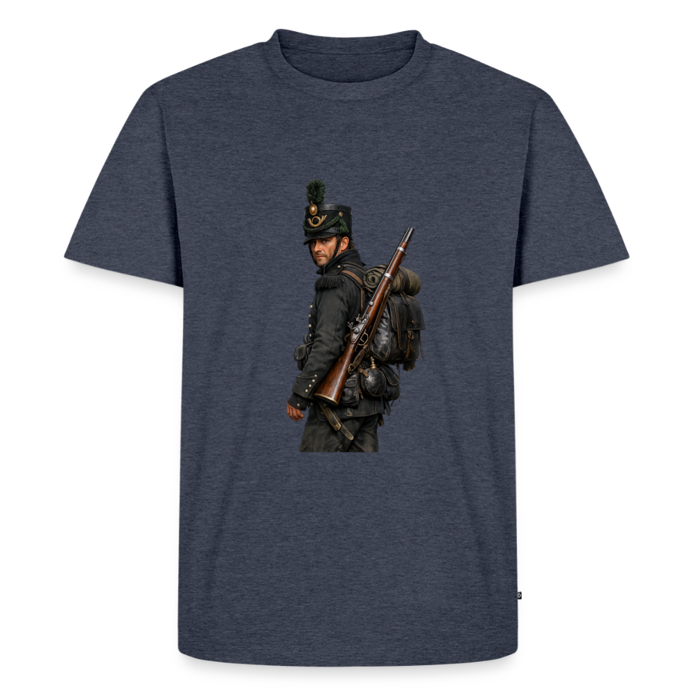 Premium T-Shirt "Scharfschütze" - Jeansblau 