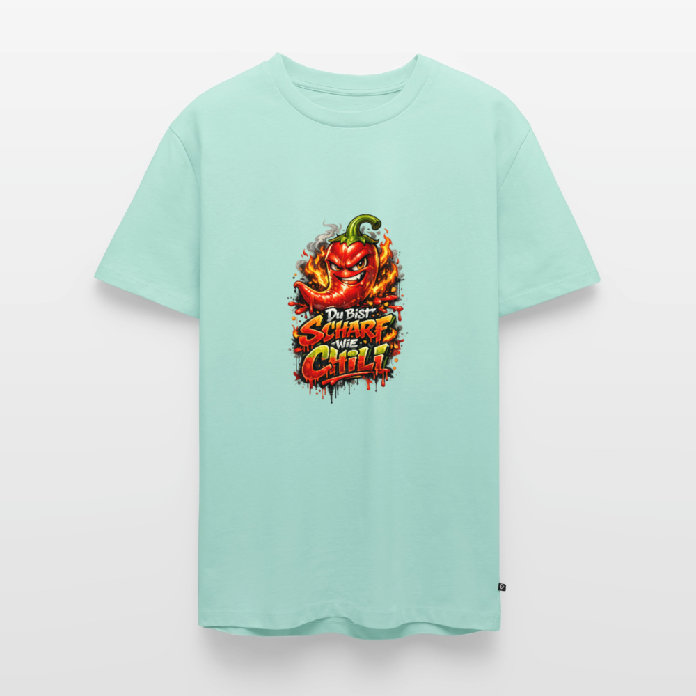 Männer Premium T-Shirt "Scharf wie Chili" - Mint 