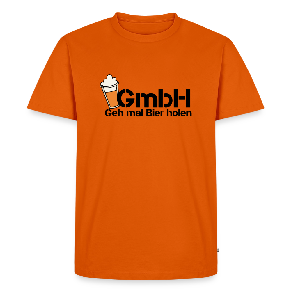 Premium T-Shirt "GmbH" - Orange 