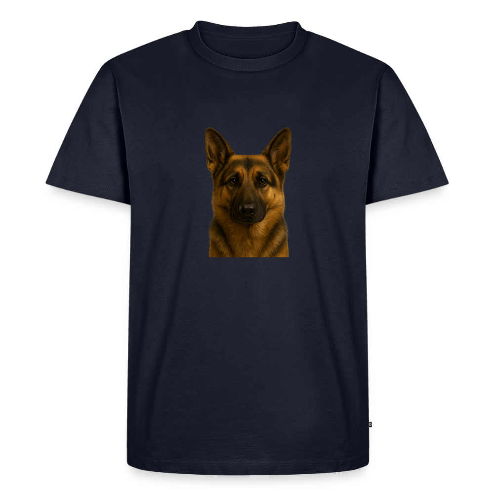 Premium T-Shirt "Schäferhund" - Navy