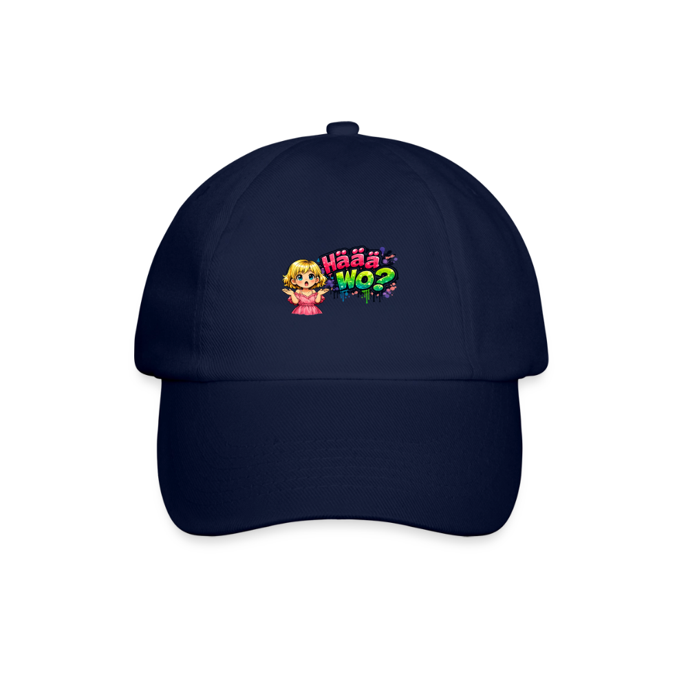Baseballkappe "Häää Wo..." - Blau/Blau
