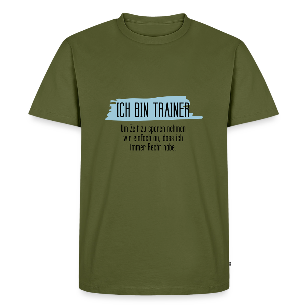 Premium T-Shirt "Trainer" - Khaki