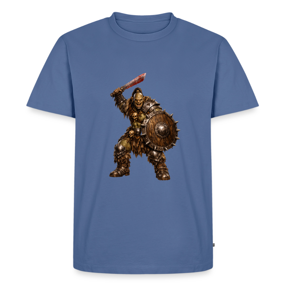 Premium T-Shirt "Orc" - Taubenblau