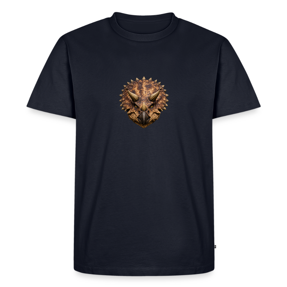 Premium T-Shirt "Triceratops" - Navy