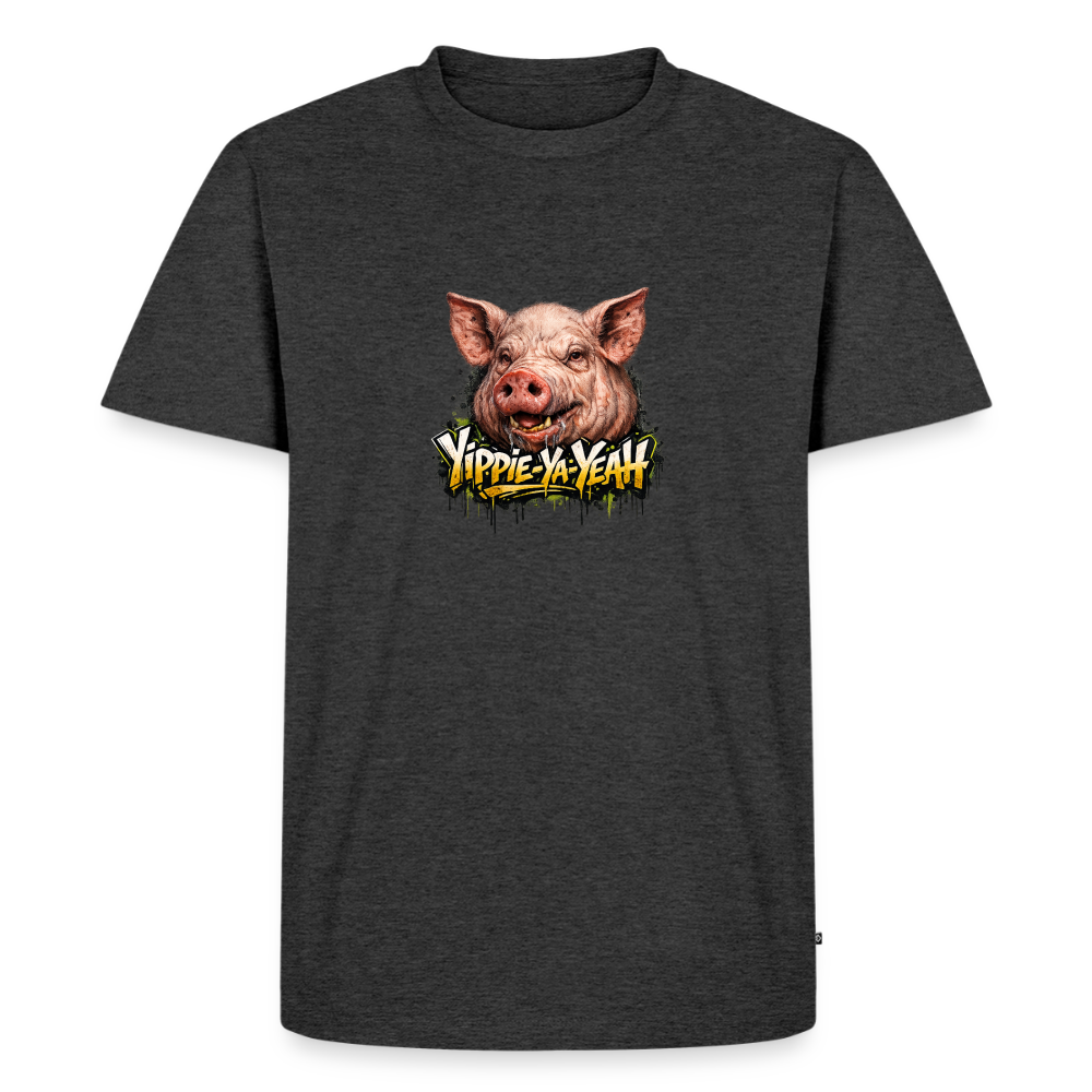 Männer Premium T-Shirt - Anthrazit meliert