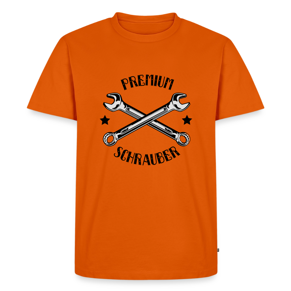 Premium T-Shirt "Schrauber" - Orange 