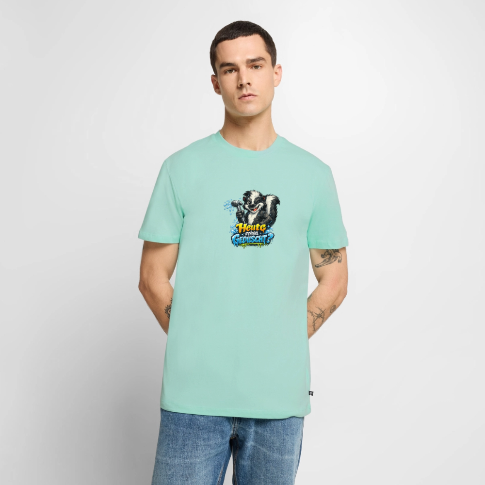 Premium T-Shirt "Geduscht" - Mint 