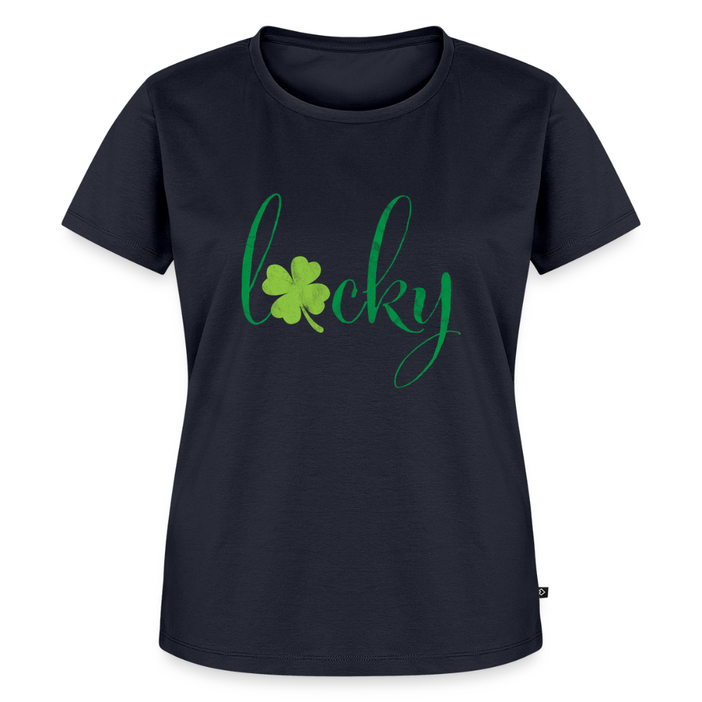Premium T-Shirt "Lucky" - Navy