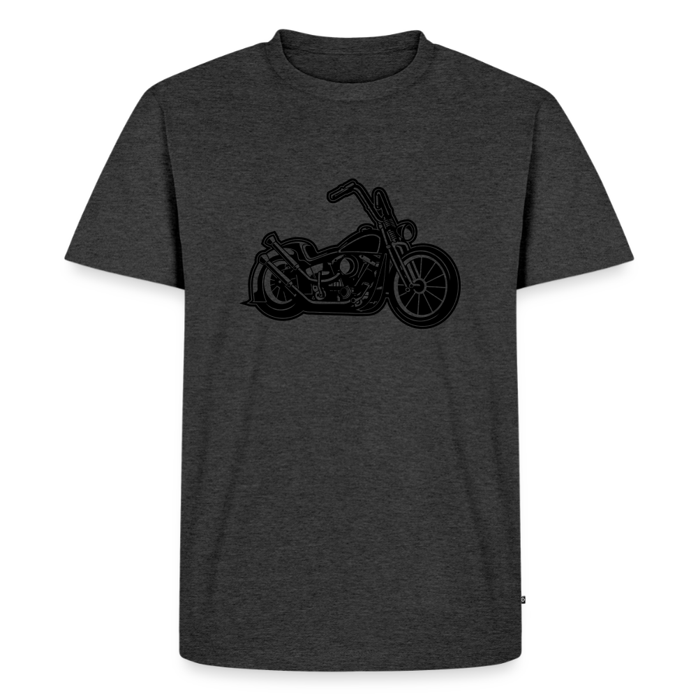 Premium T-Shirt "Harley" - Anthrazit meliert
