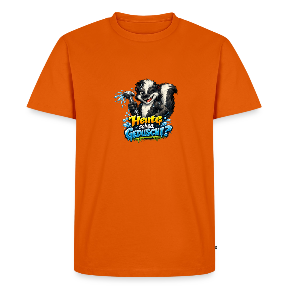 Premium T-Shirt "Geduscht" - Orange 