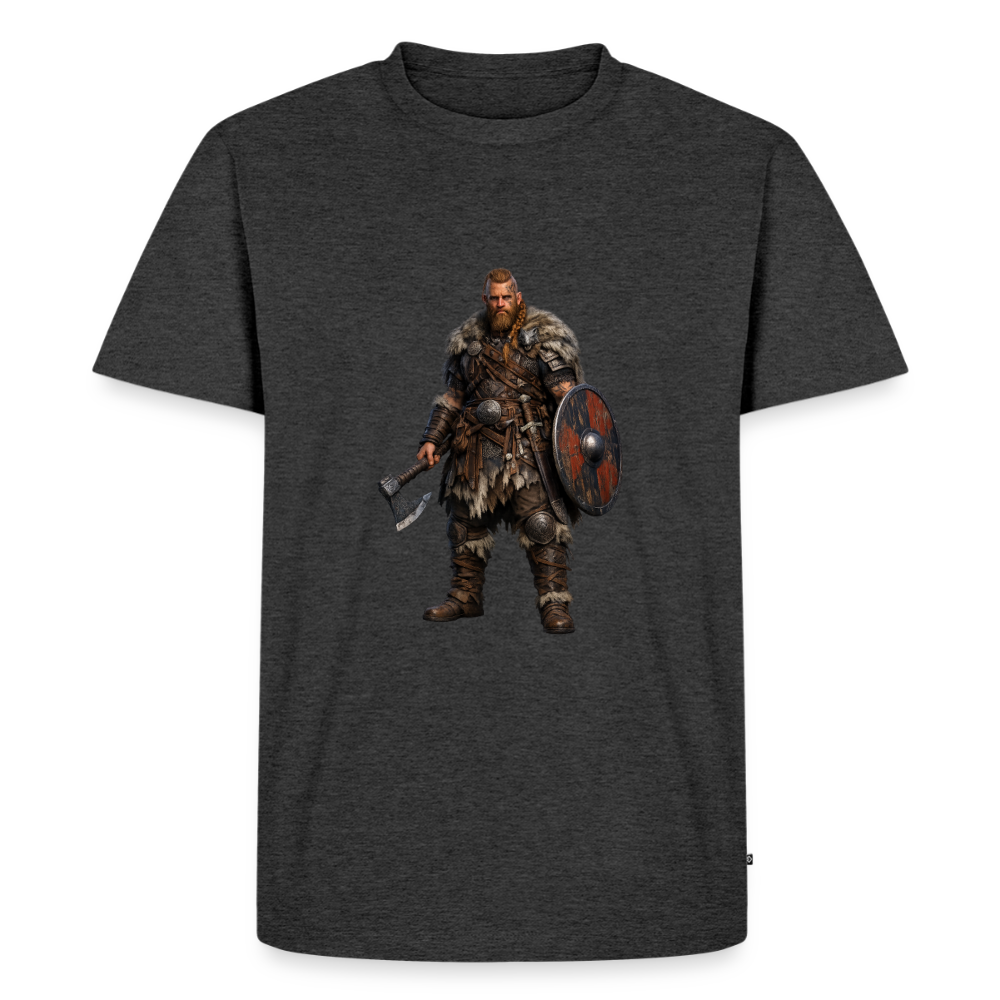 Premium T-Shirt "Wikinger I" - Anthrazit meliert