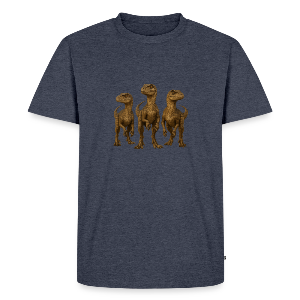 Premium T-Shirt "Raptor Trio" - Jeansblau 