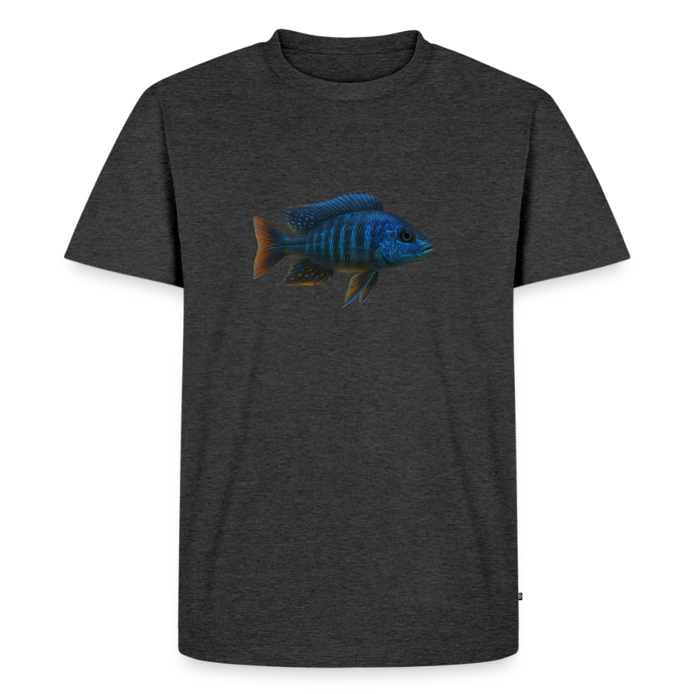 Premium T-Shirt "Cichlide" - Anthrazit meliert