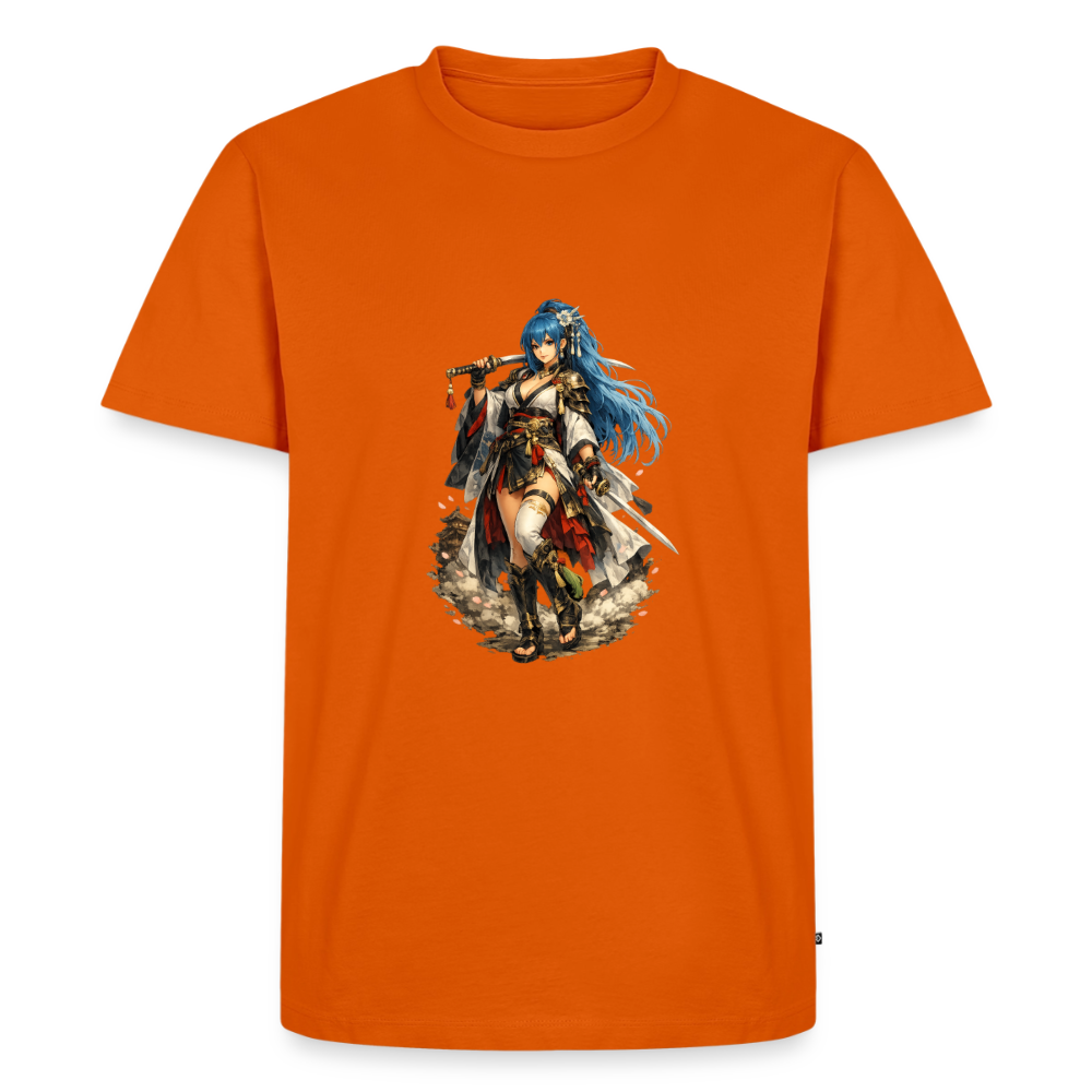 Premium T-Shirt "Anime Woman" - Orange 