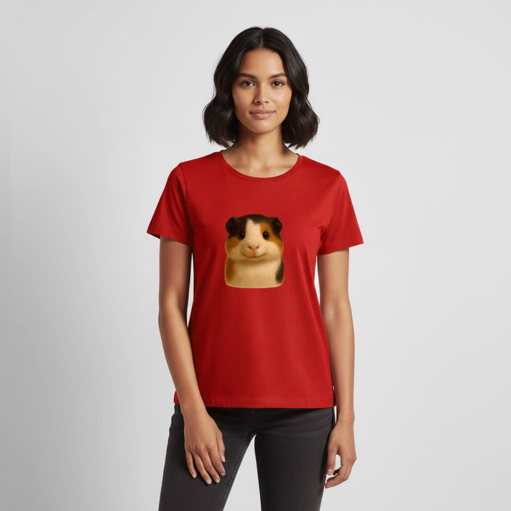 Premium T-Shirt "Meerschweinchen V" - Rot