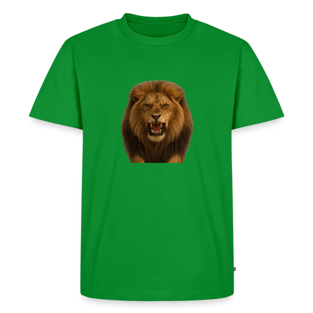 Premium T-Shirt "Löwe" - Grün