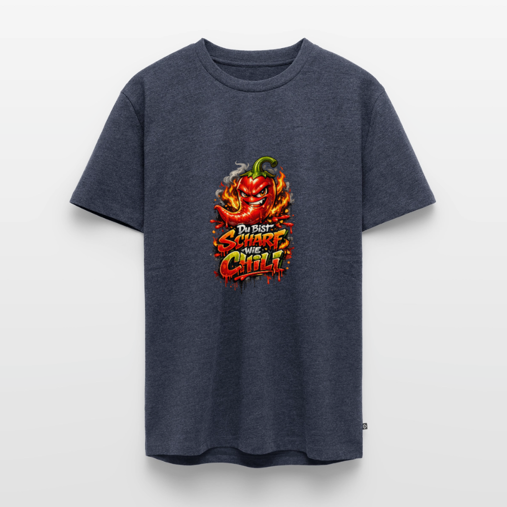 Männer Premium T-Shirt "Scharf wie Chili" - Jeansblau 