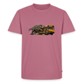 Premium T-Shirt "T-Rex Crash" - Mauve