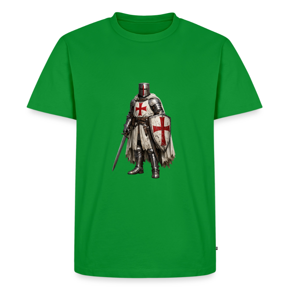 Premium T-Shirt "Kreuzritter" - Grün
