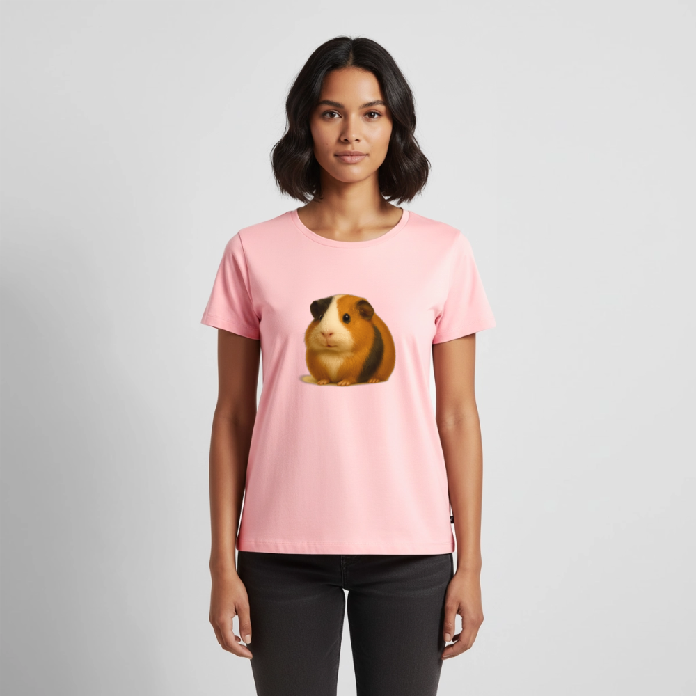 Premium T-Shirt "Meerschweinchen I" - Rosa