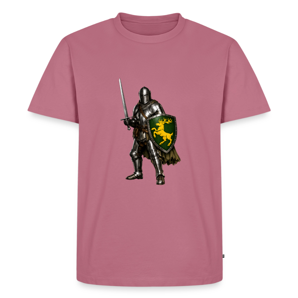Premium T-Shirt "Ritter gelber Hirsch" - Mauve