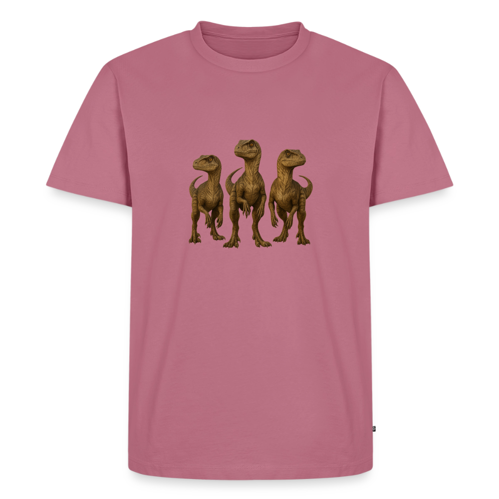 Premium T-Shirt "Raptor Trio" - Mauve