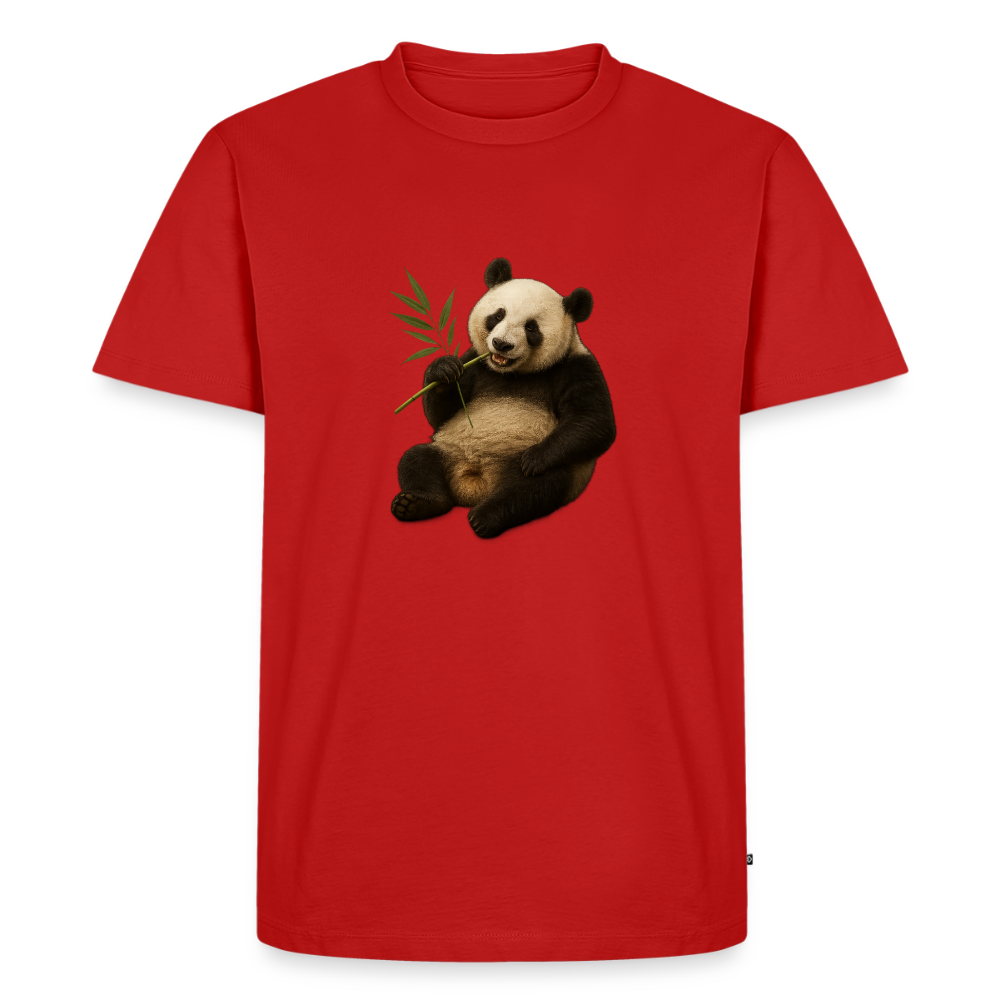 Premium T-Shirt "Panda" - Rot
