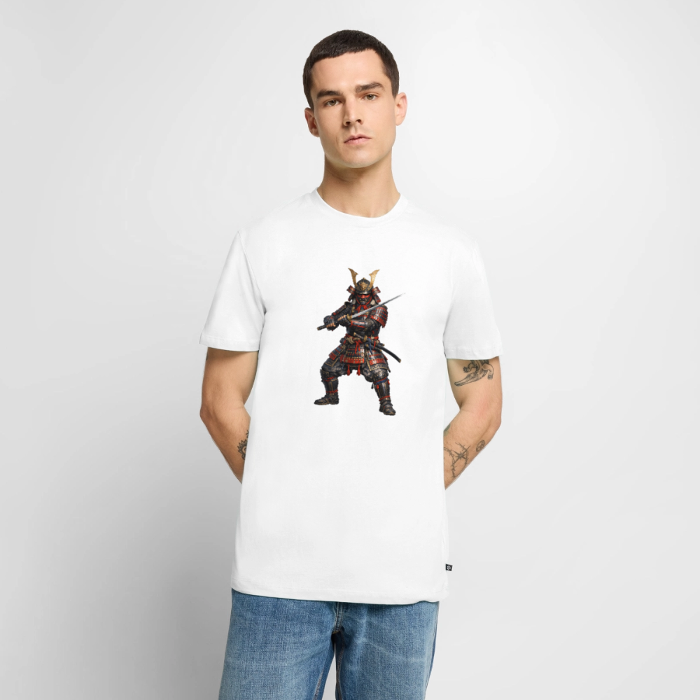 Premium T-Shirt "Samurai" - Weiß
