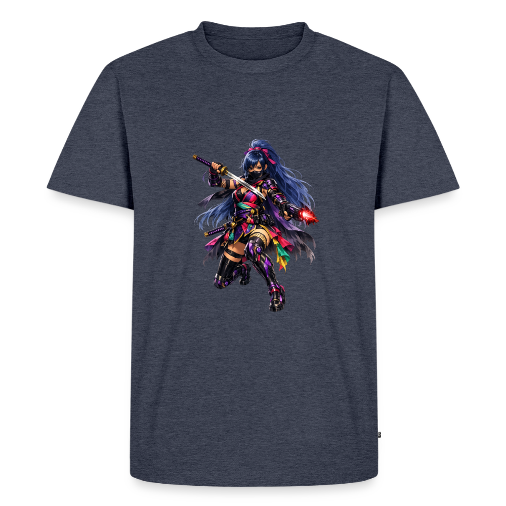 Premium T-Shirt "Future Woman II" - Jeansblau 