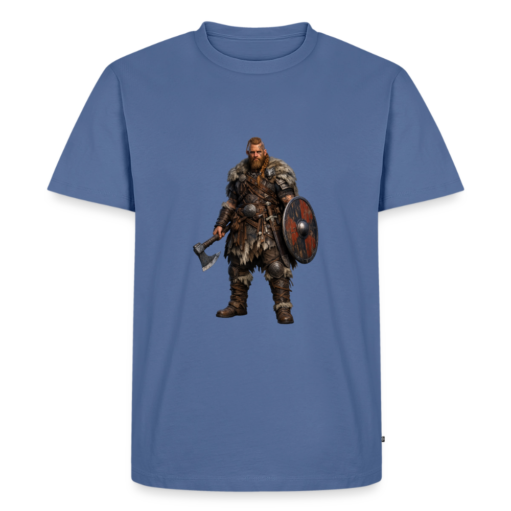 Premium T-Shirt "Wikinger I" - Taubenblau