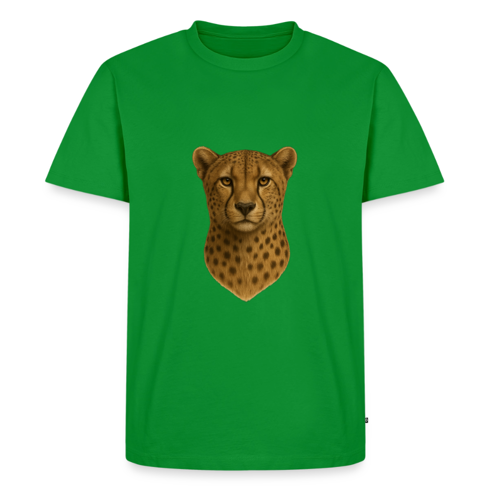Premium T-Shirt "Gepard" - Grün