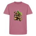 Premium T-Shirt "Anime Green Lady" - Mauve