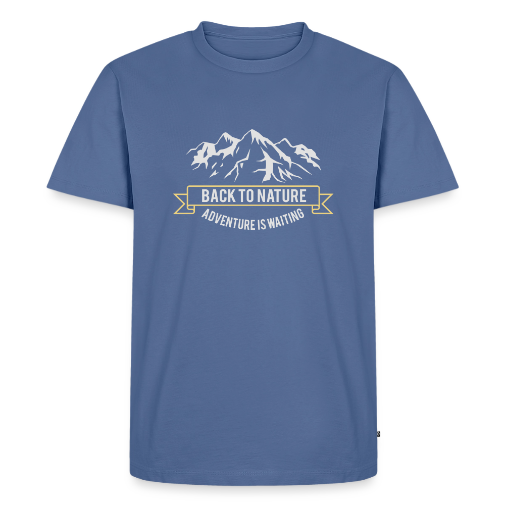 Männer Premium T-Shirt - Taubenblau