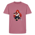 Premium T-Shirt "Anime Lady" - Mauve