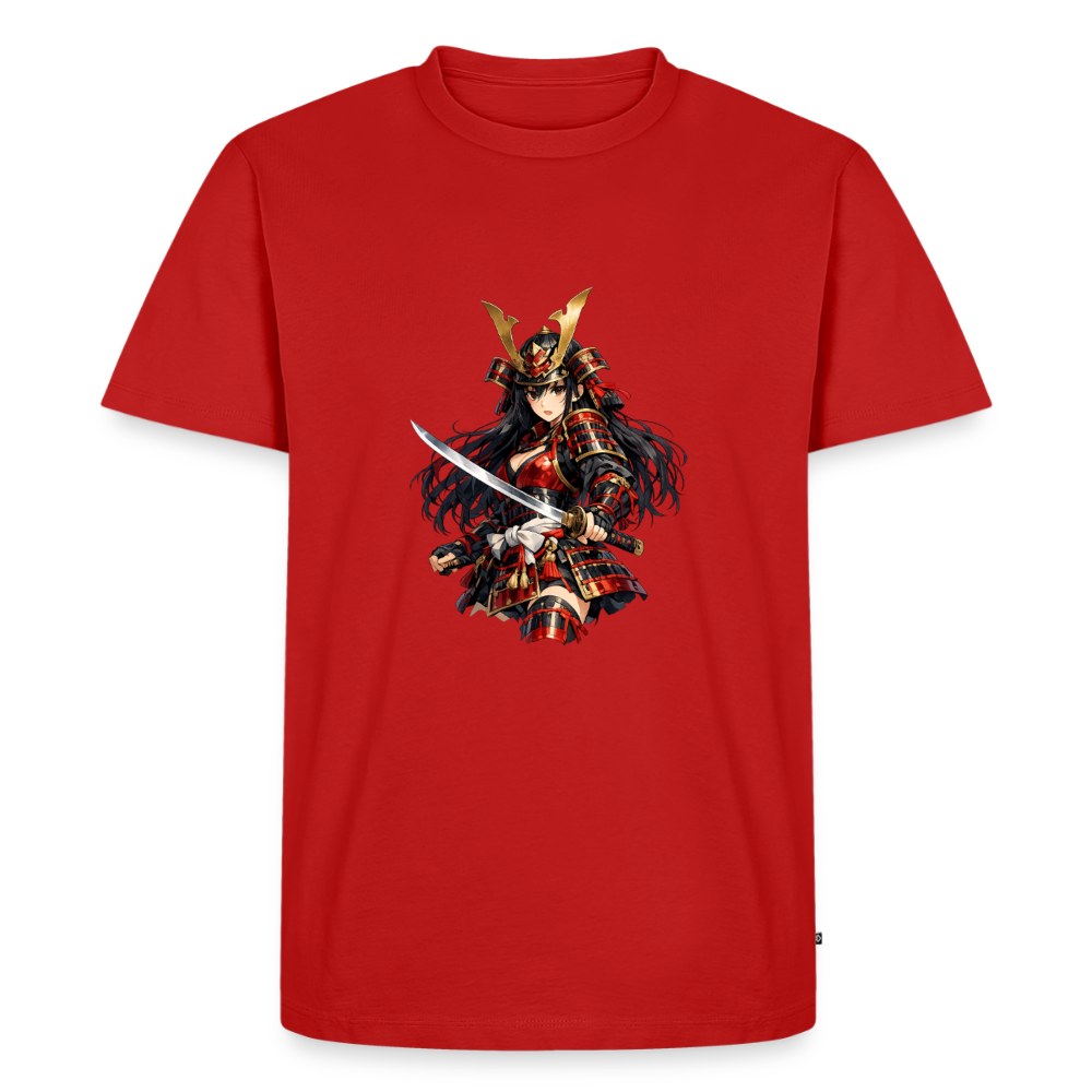 Premium T-Shirt "Samuraj Sword" - Rot