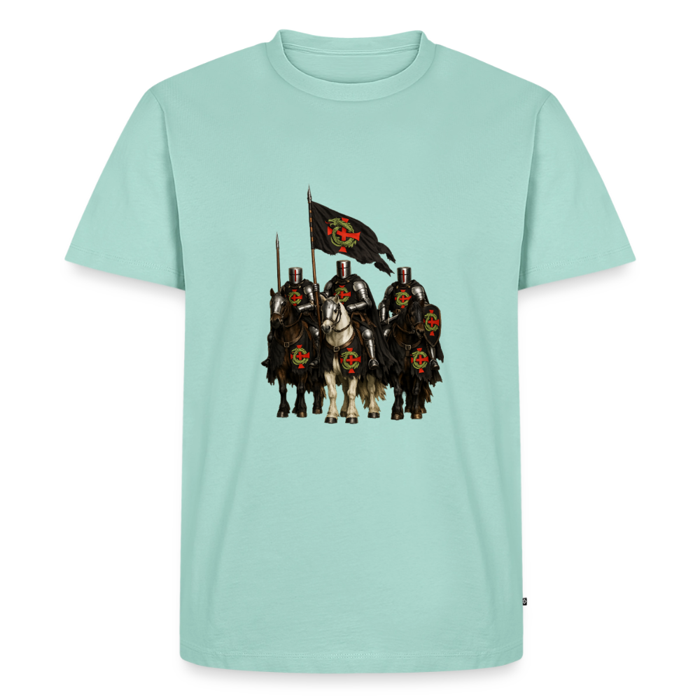 Premium T-Shirt "Ritter zu Pferd" - Mint 