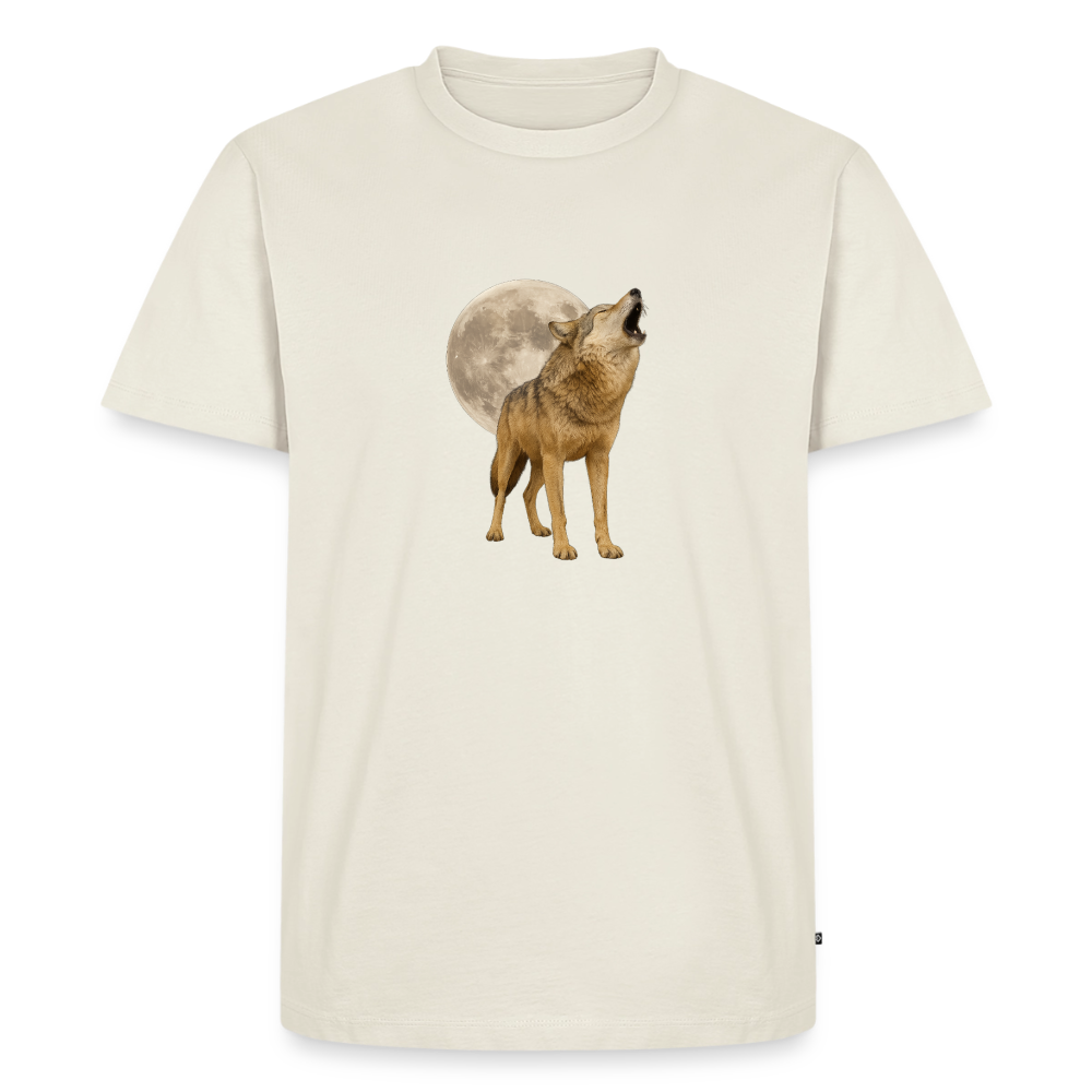 Premium T-Shirt "Vollmond" - Naturweiß