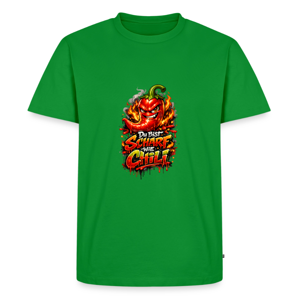 Männer Premium T-Shirt "Scharf wie Chili" - Grün