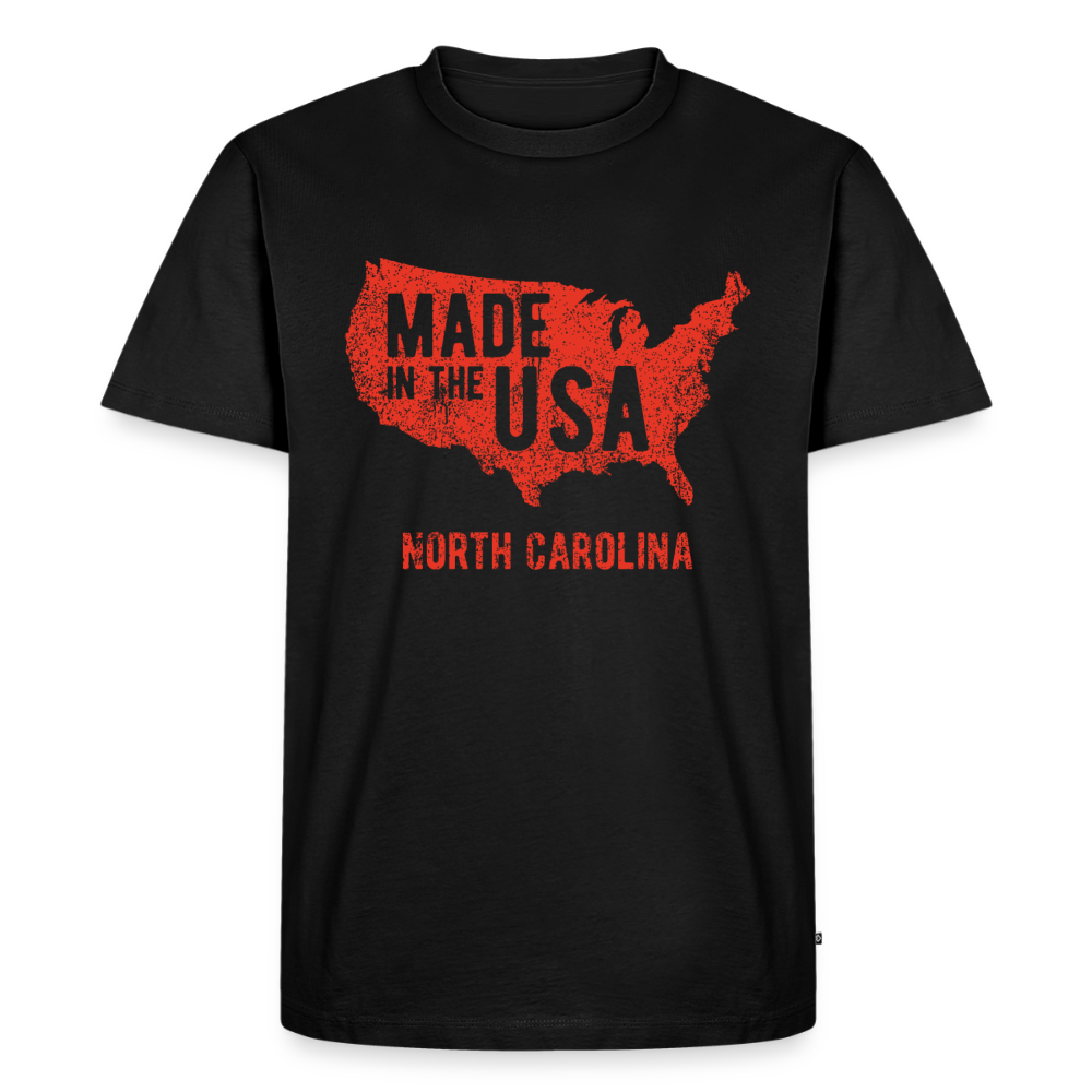 Premium T-Shirt "Made in US" - Schwarz