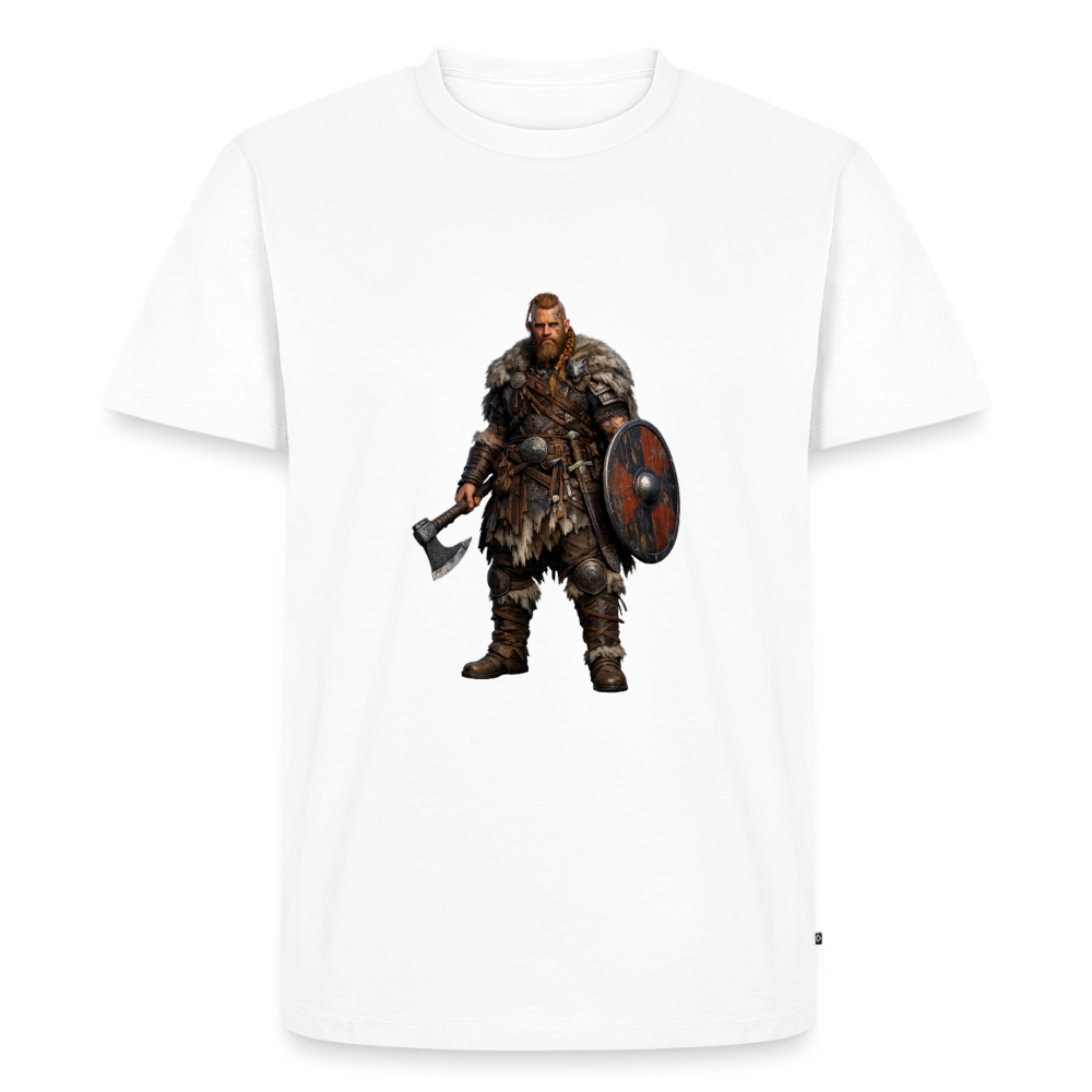 Premium T-Shirt "Wikinger I" - Weiß