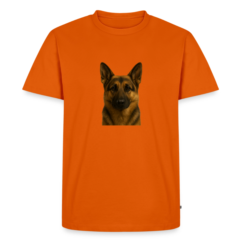 Premium T-Shirt "Schäferhund" - Orange 