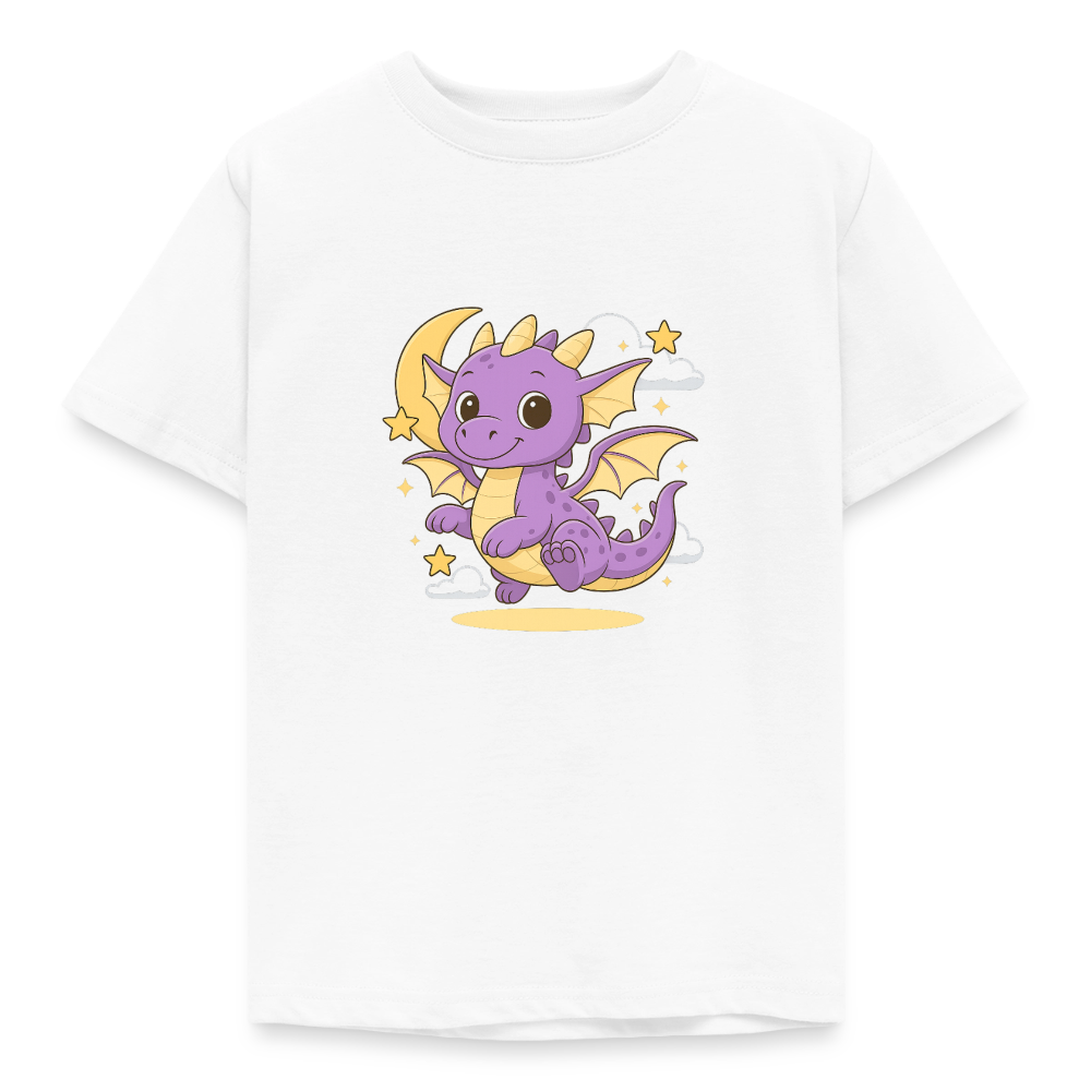 Kinder T-Shirt "Kleiner Drache" - Weiß