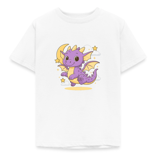 Kinder T-Shirt "Kleiner Drache" - Weiß