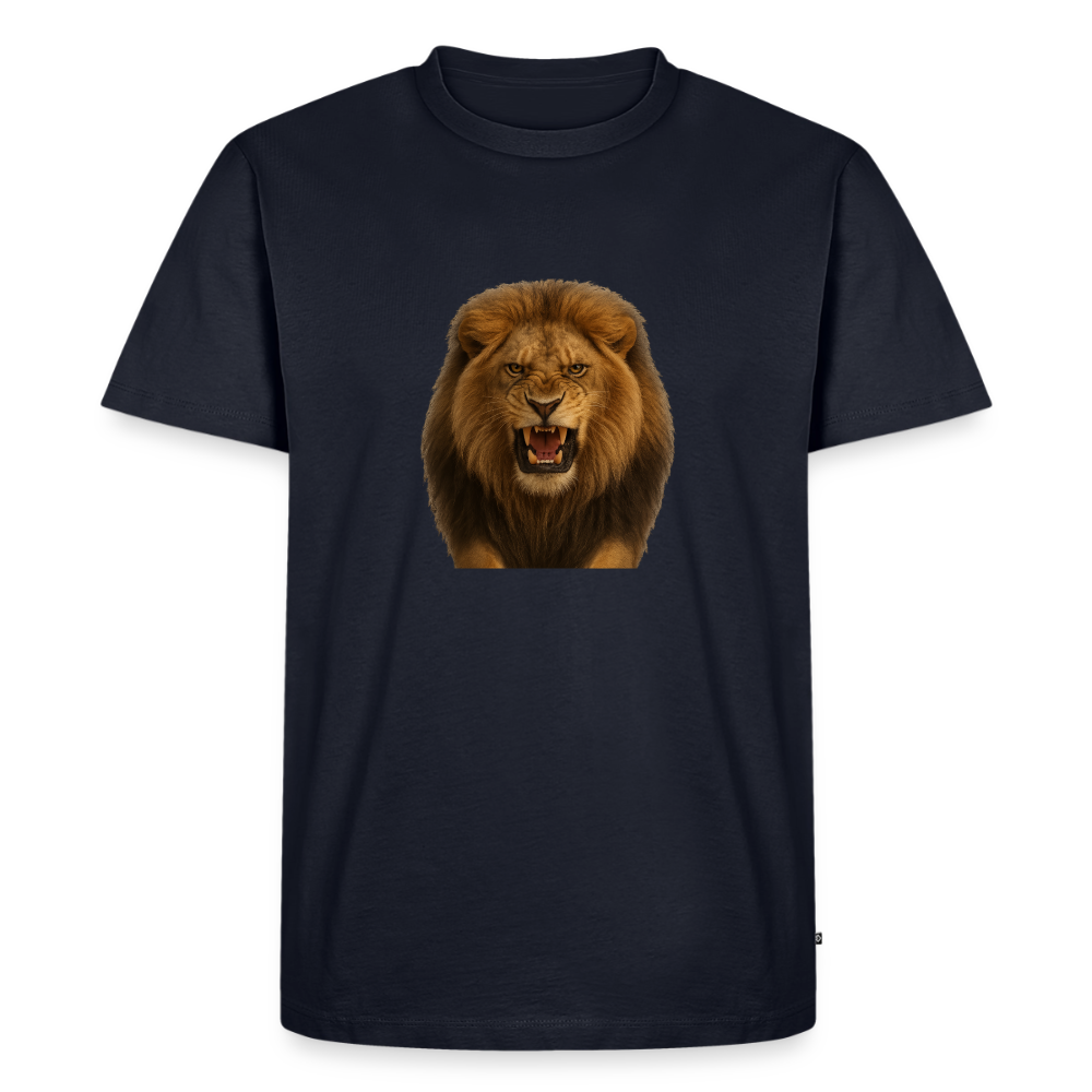Premium T-Shirt "Löwe" - Navy