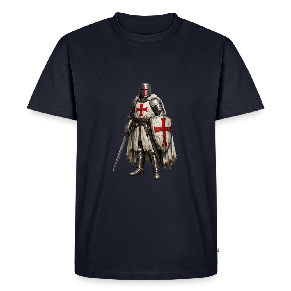 Premium T-Shirt "Kreuzritter" - Navy